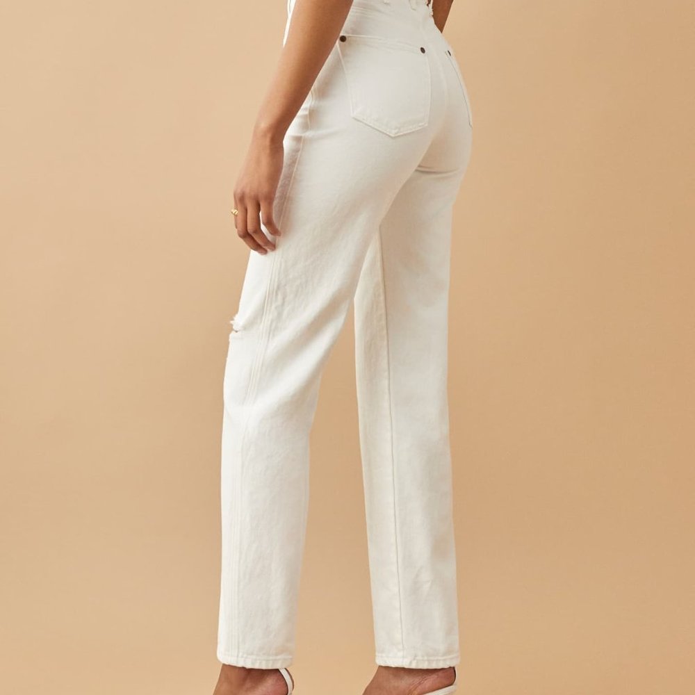 Cowboy High Rise Straight Jeans